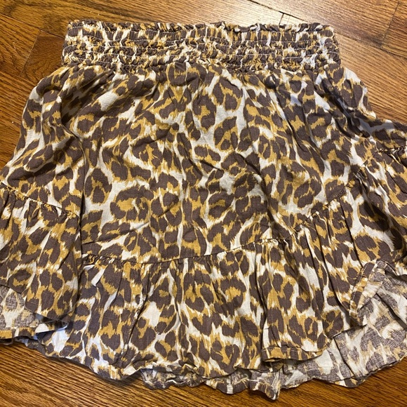 Aerie cheetah print flowy skirt - Picture 3 of 4